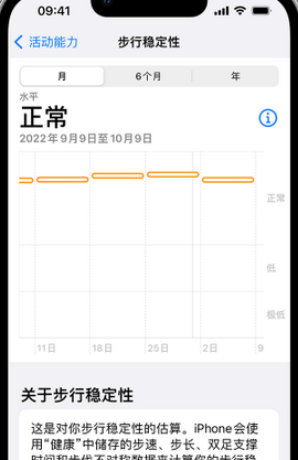 杭锦后iPhone手机维修如何在iPhone开启'步行稳定性通知'