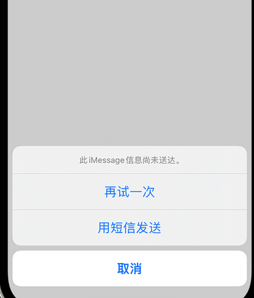 杭锦后apple维修iPhone上无法正常发送iMessage信息