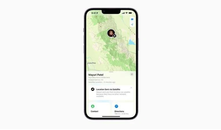 杭锦后苹果14维修分享iPhone14系列中 FindMy功能通过卫星分享位置方法教程 